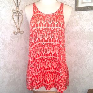 🏖BILLABONG🌟NWT Tank Top Beautiful Coral & White🌺